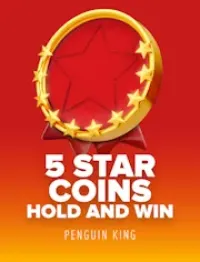 5 star coins hold and win slot logo